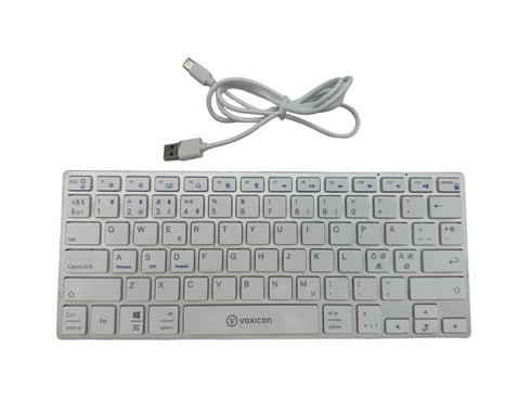 Begagnad Voxicon DK-400B-WHT Tangentbord Bluetooth