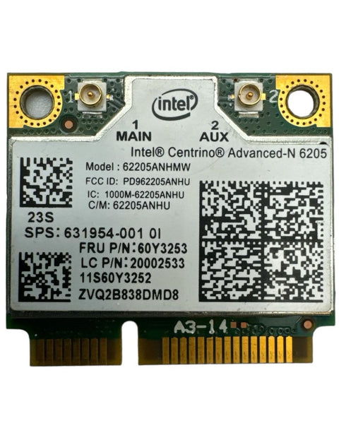 INTEL CENTRINO ADVANCED-N 6205 TRÅDLÖS