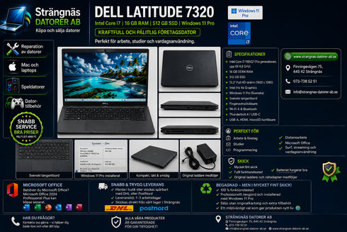 Dell Latitude 7320 Intel Core i7 | 16 GB RAM | 512 GB SSD | Windows 11 Pro