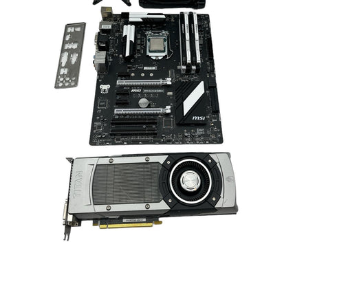 MSI Z97S SLI Krait Edition med Processor intel core i5 4460k NVIDIA GeForce GTX TITAN 6GB GDDR5