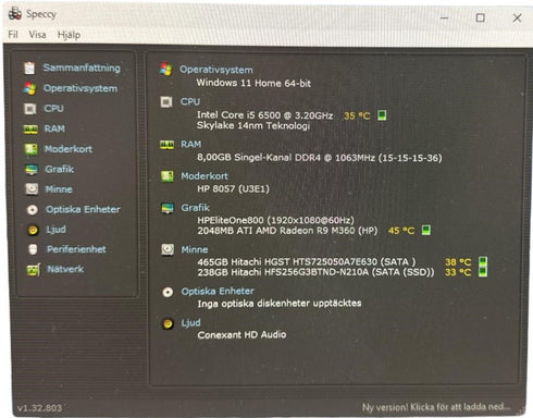 HP EliteOne 800 G2 All-in-One (beg)