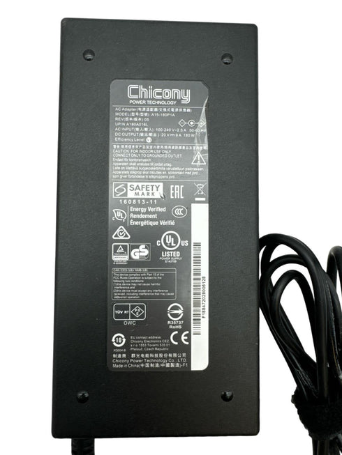 Chicony A15-180P1A MSI LAPTOP LADDARE AC ADAPTER 20V 9A 180W