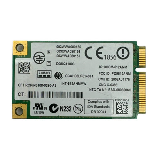 Link Intel 5100 Wifi 512an_mmw 300m Mini Pci-e Wireless Wlan Card 2.4/5ghz