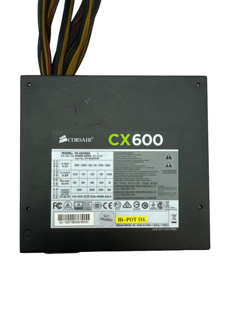 Corsair CX 600W Power Supply/ nätaggregat