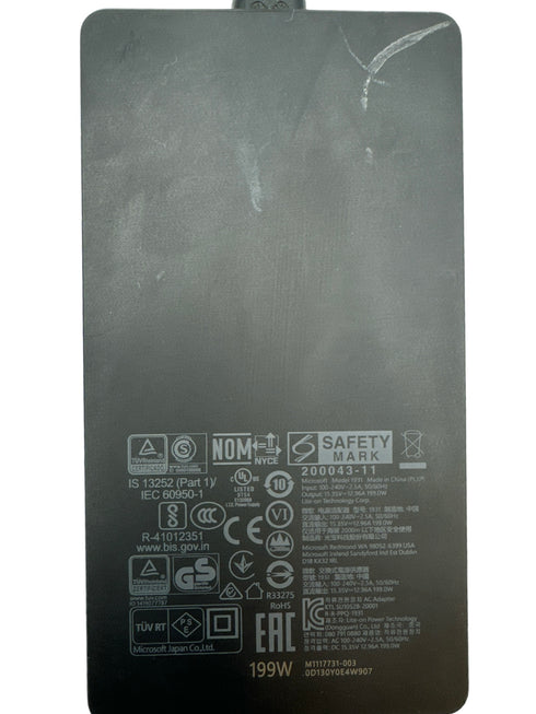 Microsoft laddar modell 1932 199W 15.35V 12.96A