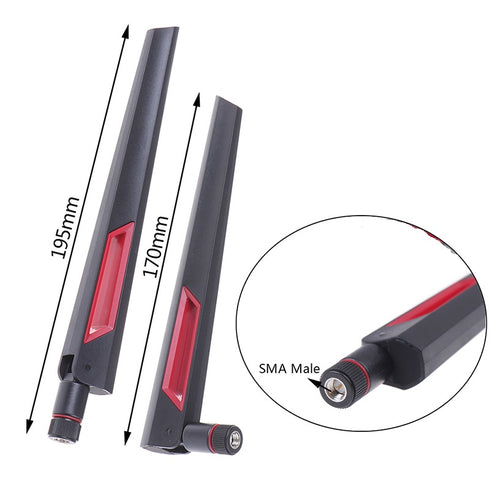 2st 10 dbi Dual band WIFI-antenn 2.4G 5G 5.8Gh (SMA Male)