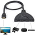 HDMI-switch 3 ingångar 1080P - Svart (beg)