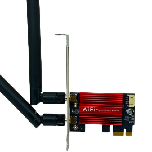 1200Mbps PCI-E WIFI trådlöst nätverkskort Desktop Dual Band antenn 8DB 2.4G 5G PCI e PCIe 2 in 1 WIFI Bluetooth Adapter 7260AC
