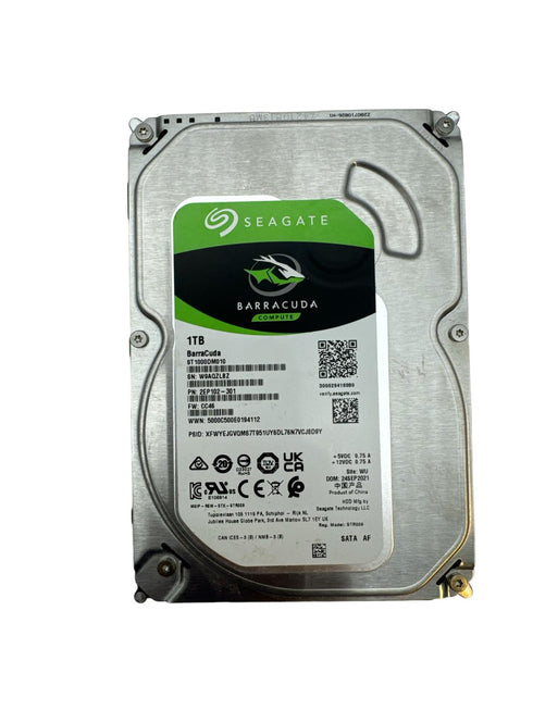 Seagate Barracuda 1TB, 3,5" Intern Hårddisk (beg)