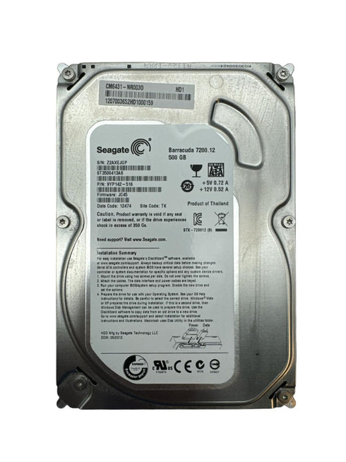 Seagate HDD 500gb hårddisk 3,5 tum Begagnad