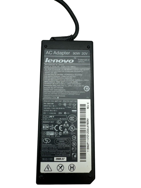 Original Lenovo 90W, 4.5A /AC Adapter laddare (beg)