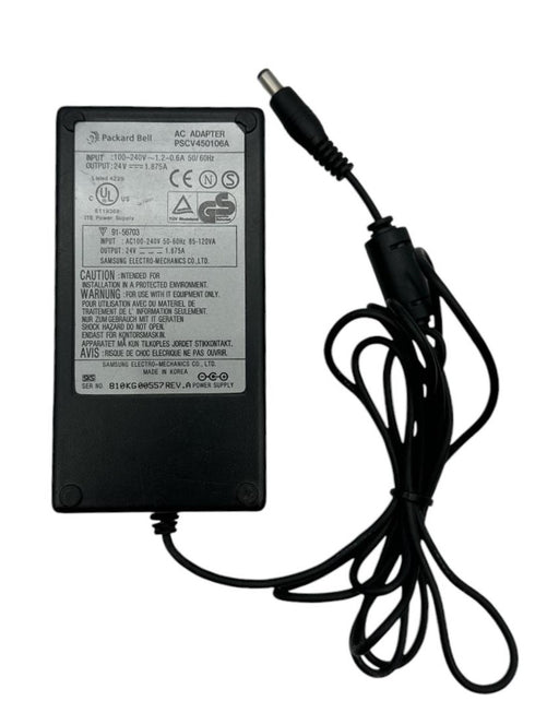 Packard bell Laddare/AC-adaptrar MODEL PSCV450106A 24V 1.875A 5.5mm (beg)