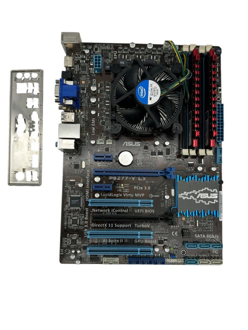 Moderkort Asus med Processor intel core i5 3450 3.1 GHz och RAM minne (beg)
