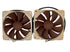 Noctua NF-p12 120 mm 3-stifts fläktkontakt (beg)