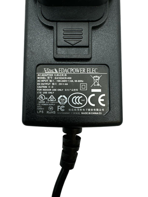 Laddare/AC-Adapter EdacPower EA1024CR-050 AC/DC Adapter 5V 4A 5,5 mm strömförsörjning