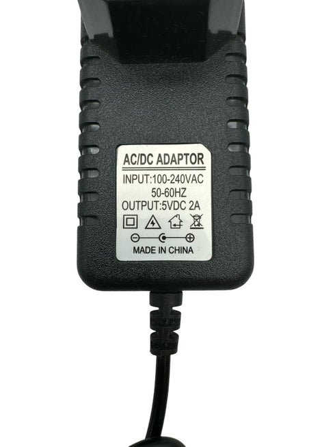 Laddare/AC-Adapter 5V 2A för Odroid C1/C1+/C2 & Android-surfplattor, 2,5x0,8 mm stift
