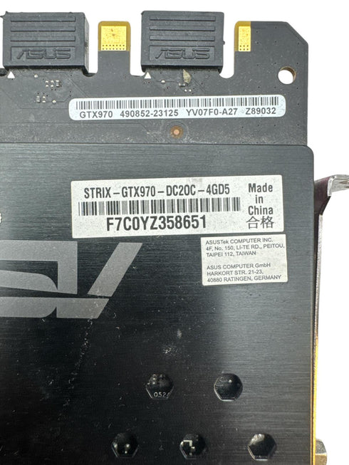 Grafikkort ASUS GeForce GTX 970 4GB STRIX DC2 OC DDR5 (beg)