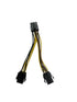 PCI-Express 8-stifts till dubbel 6/8-stift Grafikkort/GPU (Beg)
