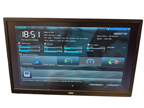 ASUS P8h61-m Evo -1155 m-ATX med Processor intel core i5 och RAM minne (beg)