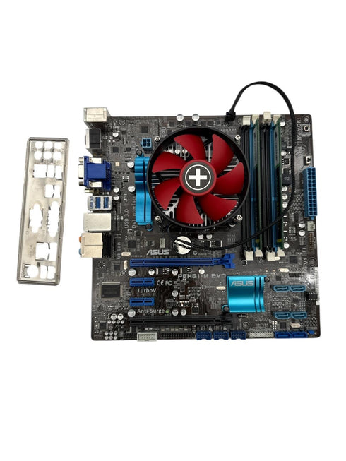 ASUS P8h61-m Evo -1155 m-ATX med Processor intel core i5 och RAM minne (beg)