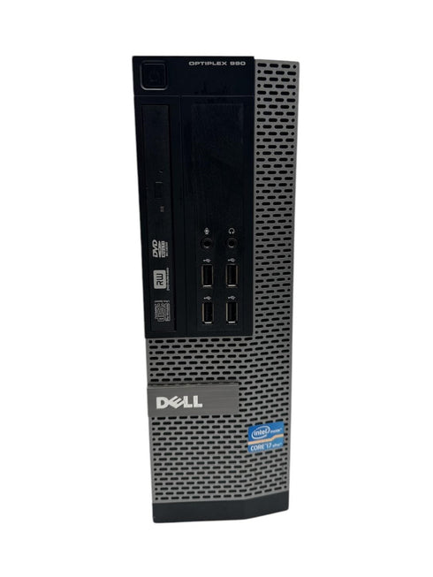 Begagnad Dell OptiPlex 990 Stationär dator Core i7 2600 3.40GHz SSD 128 GB - 8GB Ram
