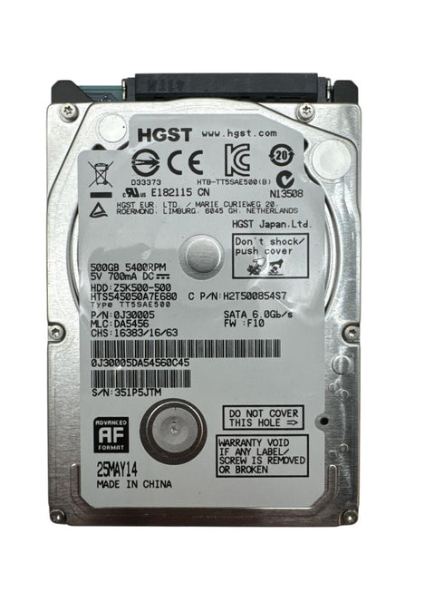 HGST 2.5 HDD Intern hårddisk - 500 GB (beg)