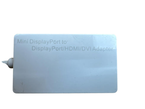 Mini Displayport till DVI/HDMI/Displayport adapter - Vit (beg)