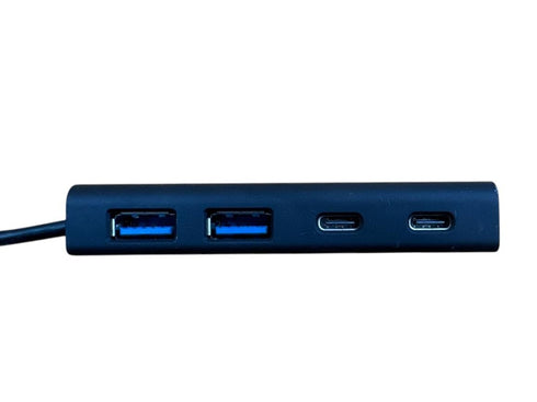 Icy Box USB-hub med USB-C-kontakt USB 3.0, svart (beg)