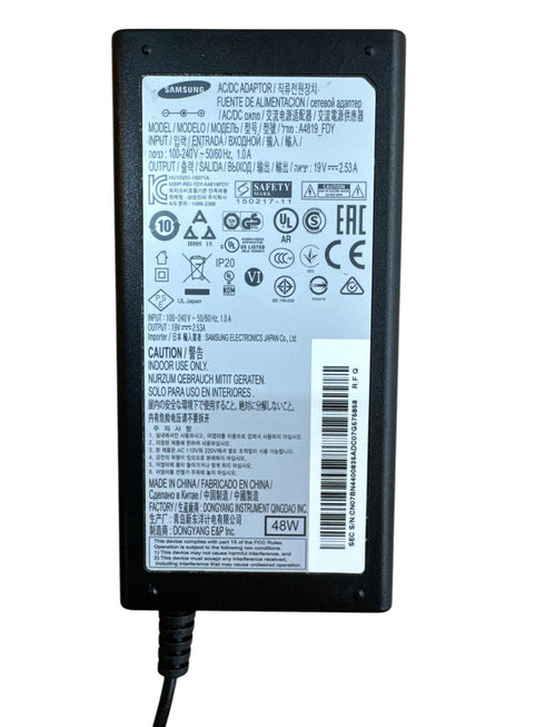 Samsung AC/DC strömadapter laddare 19v 2.53a 48w (beg)