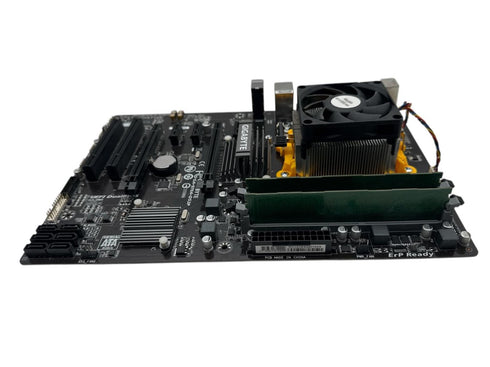 Moderkort Gigabyte GA-970A-DS3P med Processor och RAM minne (beg)