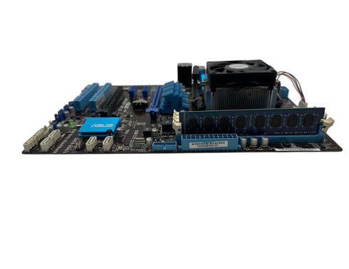 Moderkort ASUS M5A97 R2.0 med Processor och RAM minne (beg)