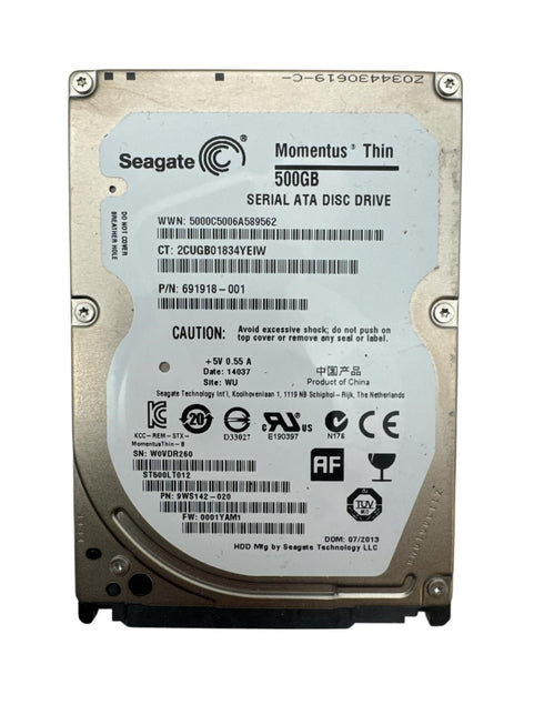 Seagate 2.5 HDD Intern hårddisk - 500 GB (beg1)