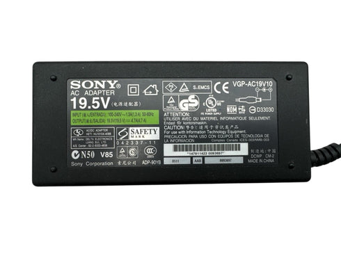 Original Sony Laptop Laddare AC Adapter 19,5V 4,7A med nätsladd (beg)