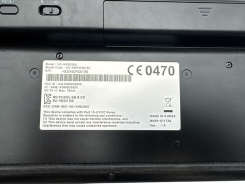 Samsung VG-KBD2000 - Trådlöst tangentbord för Samsung Smart TV (beg)