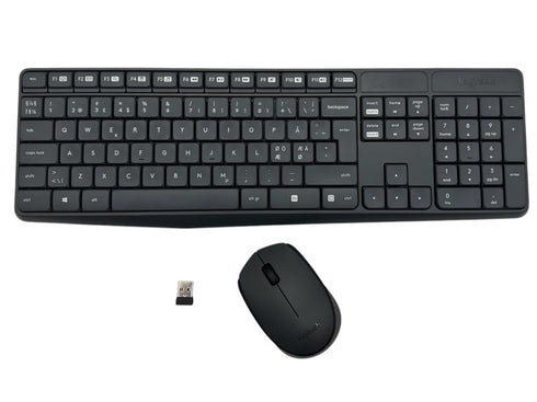 Logitech Trådlöst K235 tangentbord och mus (beg)