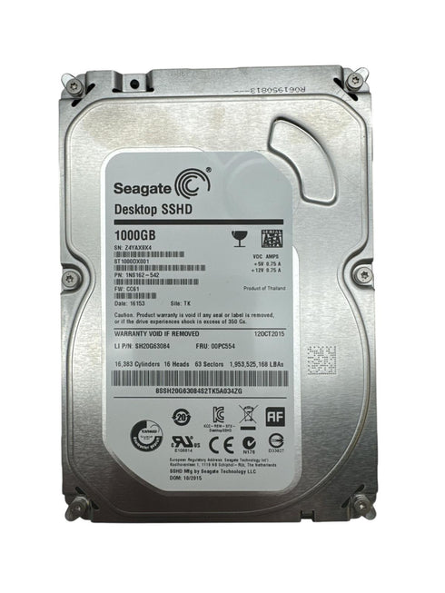 Hårddisk Seagate 3.5" HDD (1000GB) (beg)