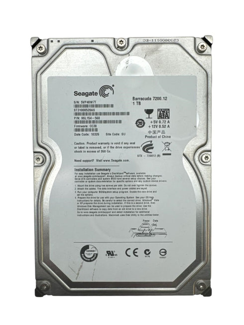 Hårddisk Seagate 3.5" HDD (1000GB) (beg)