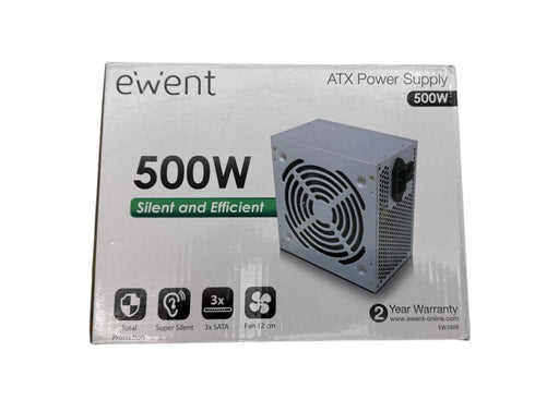 Ewent ATX 500W Power Supply / nätaggregat (beg)