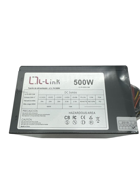 L-link Micro 500W ATX 500W Power Supply / nätaggregat