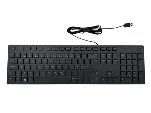 Dell KB216 USB Multimedia tangentbord Nordic - Nordiska svart (beg)