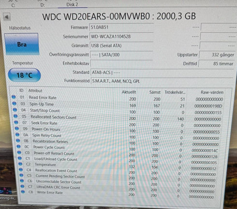 Western Digital extern hårddisk 2TB (beg) num (4)