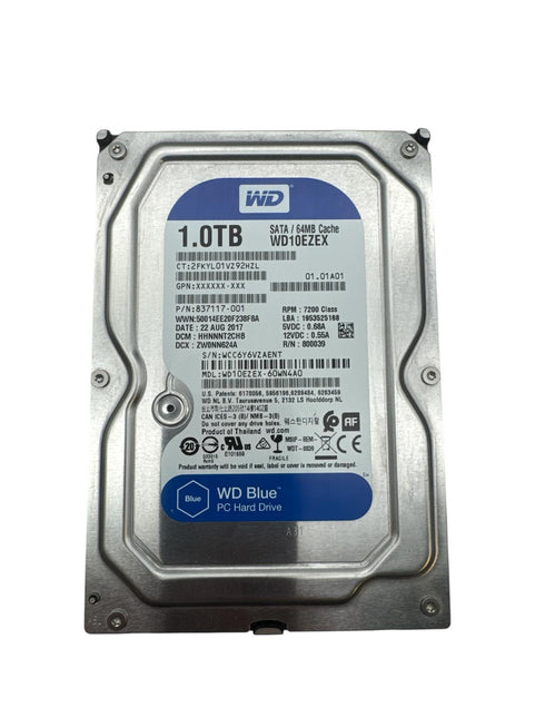 Hårddisk WD Blue 3.5 HDD Intern hårddisk - (1TB) (beg)