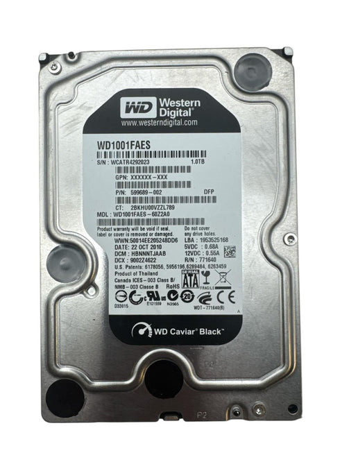 Hårddisk WD black.3.5" HDD (1TB) (beg)