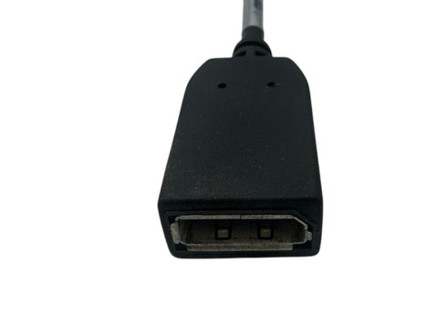 HP Mini Displayport hane till DisplayPort DP hona förlängning 15 cm kabeladapter för grafikkort bärbara datorer-svart (beg)