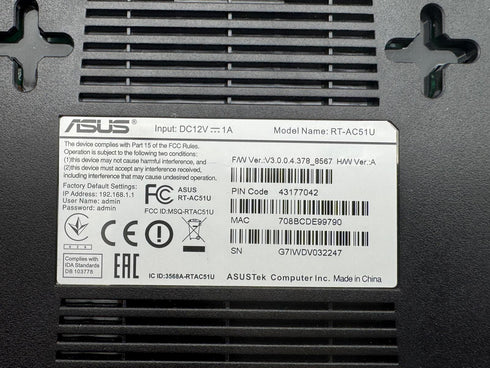 RT-AC51U Trådlös router (beg)