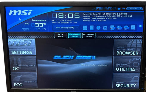 Moderkort MSI 875MA-P45 mATX med Processor intel core i5 och RAM minne (beg)