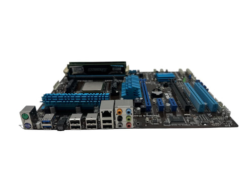 Moderkort ASUS M5A97 R2.0 ATX med Processor och RAM minne (beg)