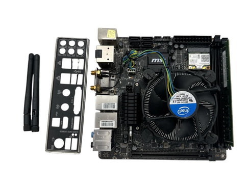Moderkort MSI Z97I AC med Processor intel core i5 och RAM minne -Trådlöst (beg)