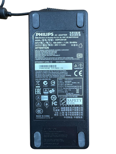 Original Laddare/AC-Adapter Philips ADPC20120 20V/6A AC/DC Adapter Laddare (beg)