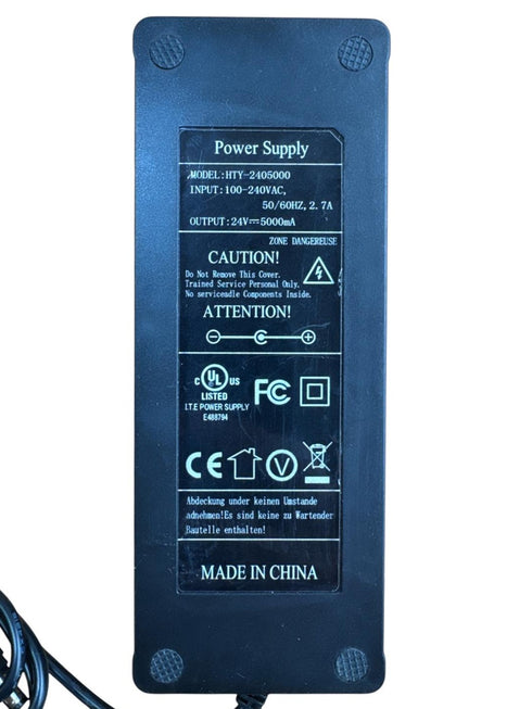 120 W Laddare/AC-Adapter MODEL:HTY-240500024V /5A AC/DC Adapter Laddare (beg)